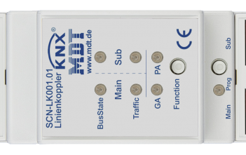 MDT Linienkoppler SCN-LK001.01 mit Schutz vor Zugriff über die Außenlinie