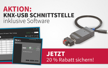 PEAKnx: USB-Connector für die schnelle und einfache Buskommunikation